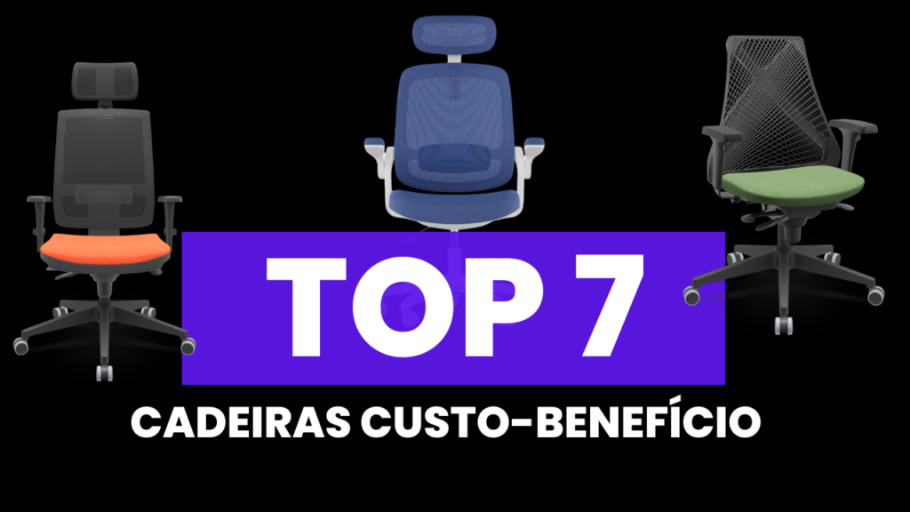 Descubra as 7 melhores cadeiras ergonomicas custo beneficio baratas em 2024